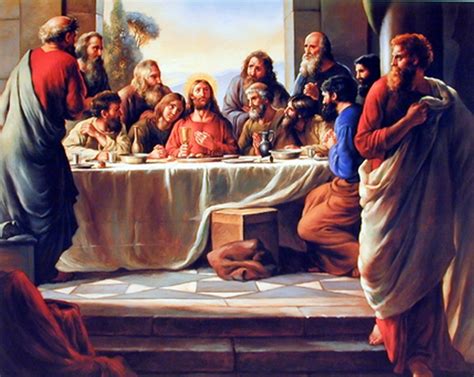 last supper of jesus with friend